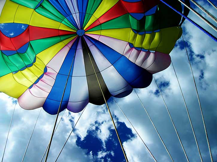 parasailing on lake george