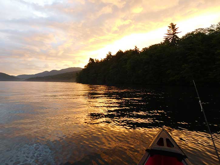 early morning on northwest bay